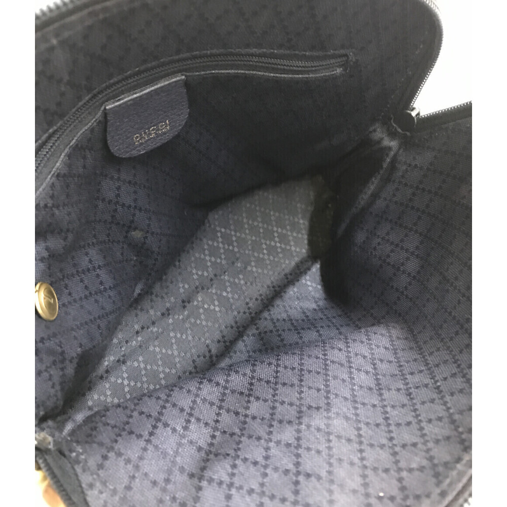 Gucci Suede Black Bamboo Handbag - Picture 3 of 6